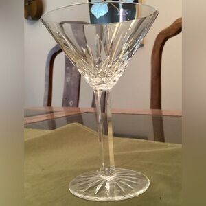 Set of 2 Waterford Crystal Lismore Martini Glasses